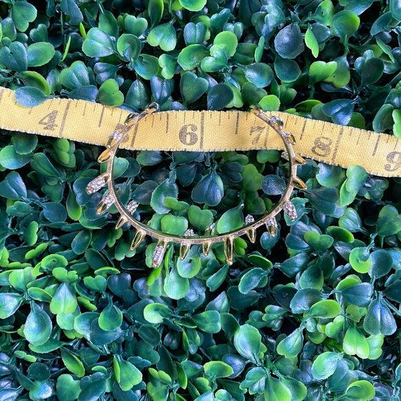 LA Designer Signed Brutalist Spike Cuff - Picture 5 of 6